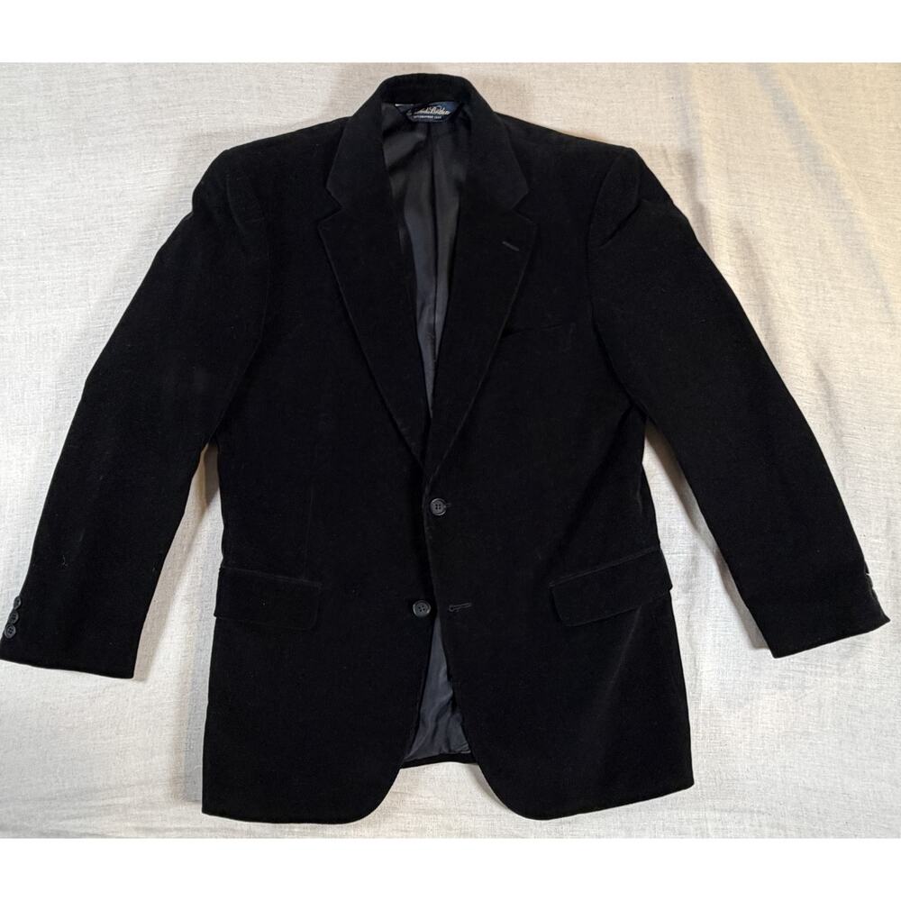 Brooks Brothers‎ Japan Black Corduroy Blazer 38R ST531